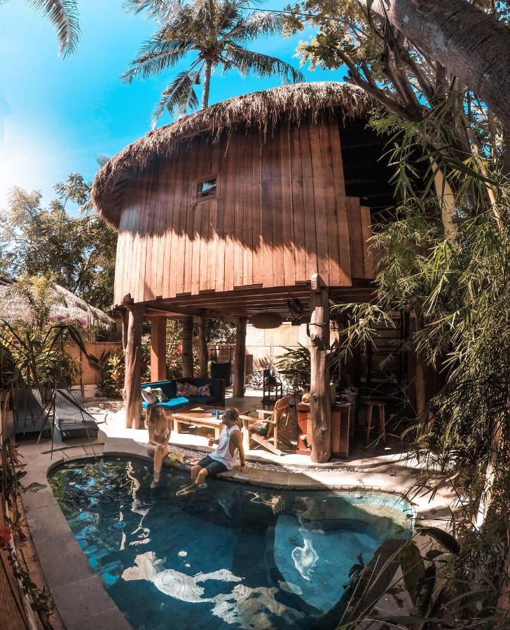 Villa Gili Treehouse Gili Trawangan Exterior foto