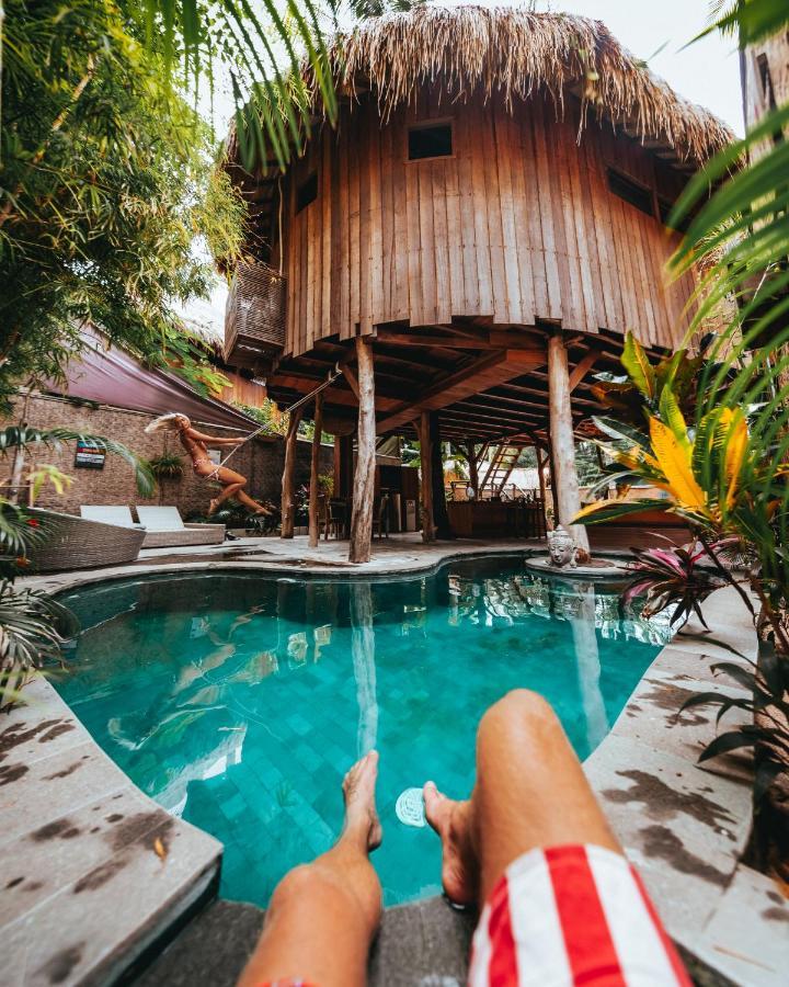 Villa Gili Treehouse Gili Trawangan Exterior foto